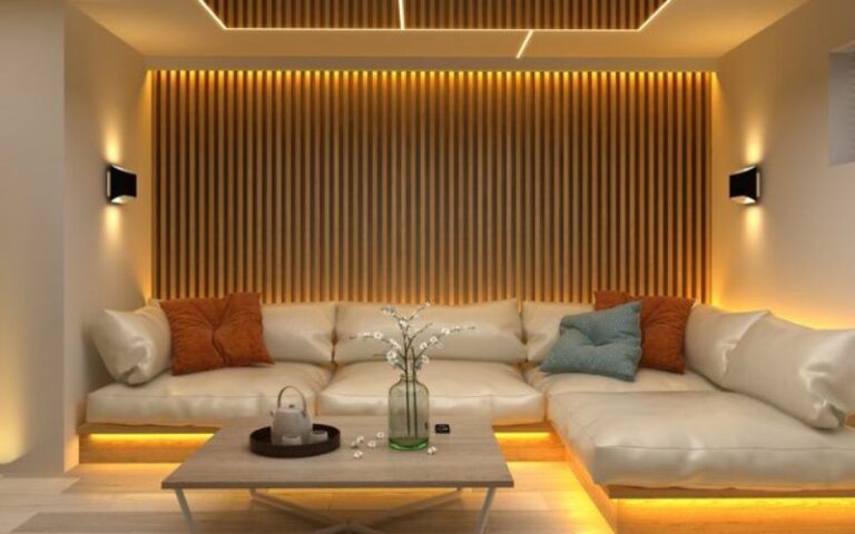 Corner lighting ideas for living room