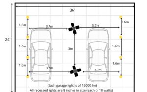 Garage Lighting Layout: A Step-by-step-guide.